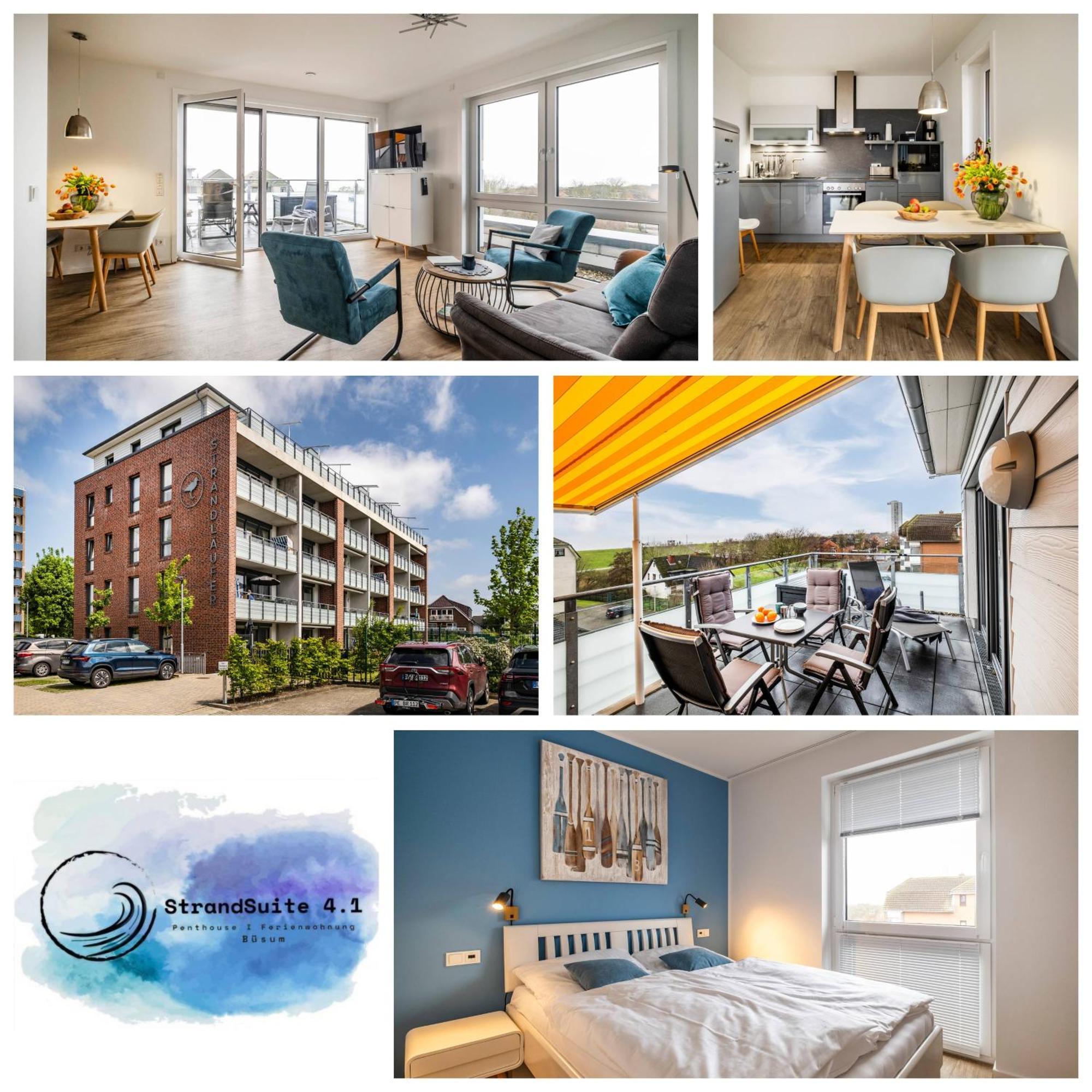 5 Sterne Penthouse Strandsuite Büsum Kültér fotó